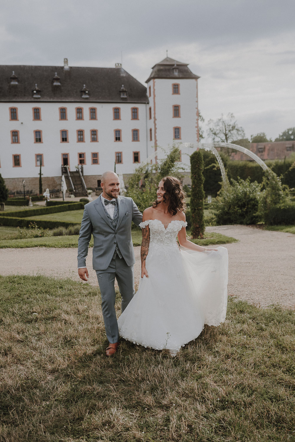 Hochzeitsfotograf Würzburg Schloss Walkershofen