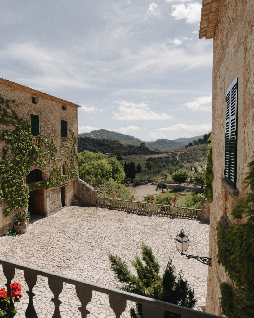 Commassema wedding venue in Tramuntana with stunning Mallorca views